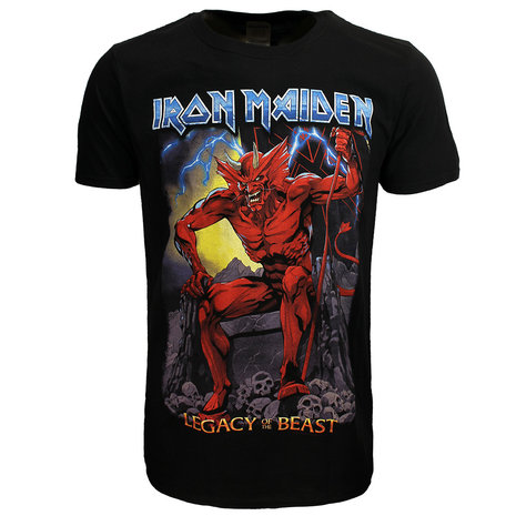 Band Merchandise Iron Maiden Legacy of the Beast T-Shirt - Officiële Merchandise Band Merchandise Iron Maiden Legacy of the Beast T-Shirt - Officiële Merchandise