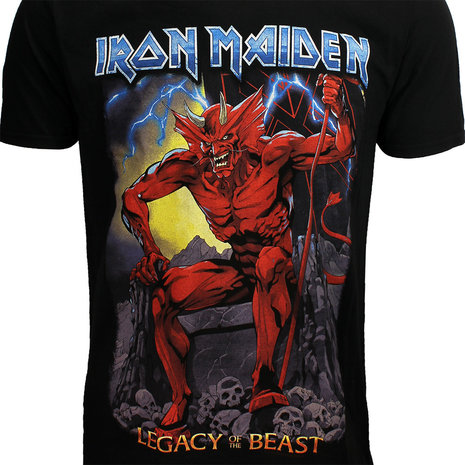 Band Merchandise Iron Maiden Legacy of the Beast T-Shirt - Officiële Merchandise Band Merchandise Iron Maiden Legacy of the Beast T-Shirt - Officiële Merchandise