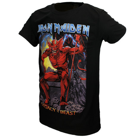 Band Merchandise Iron Maiden Legacy of the Beast T-Shirt - Officiële Merchandise Band Merchandise Iron Maiden Legacy of the Beast T-Shirt - Officiële Merchandise