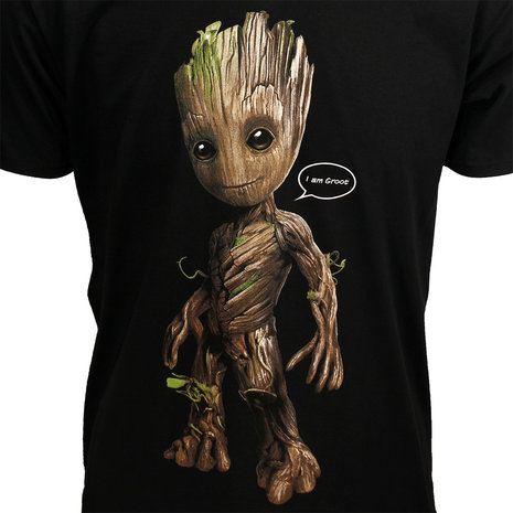 Marvel Guardians of the Galaxy I Am Groot T-Shirt - Official Merchandise