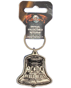 Band Merchandise AC/DC Hells Bells Metalen Sleutelhanger Band Merchandise AC/DC Hells Bells Metalen Sleutelhanger
