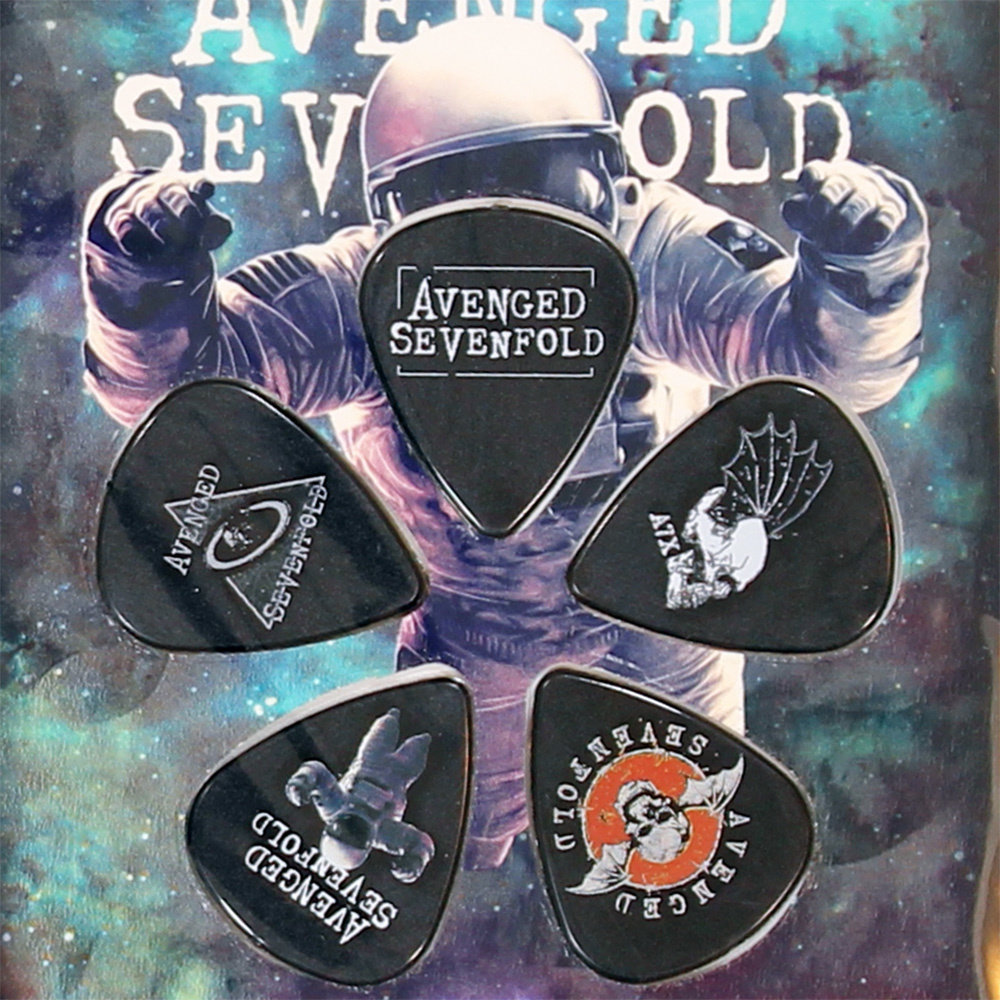 Band Merchandise Avenged Sevenfold Gitaar Plectrum Pack - Officiële Merchandise Band Merchandise Avenged Sevenfold Gitaar Plectrum Pack - Officiële Merchandise