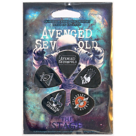 Band Merchandise Avenged Sevenfold Guitar Pick Pack - Official Merchandise Band Merchandise Avenged Sevenfold Guitar Pick Pack - Official Merchandise