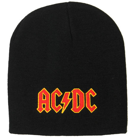 Band Merchandise AC/DC Logo Beanie Muts - Officiële Merchandise Band Merchandise AC/DC Logo Beanie Muts - Officiële Merchandise