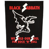 Band Merchandise Black Sabbath We Sold Our Souls Back Patch Band Merchandise Black Sabbath We Sold Our Souls Back Patch