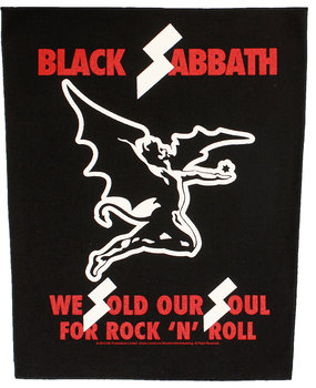 Band Merchandise Black Sabbath We Sold Our Souls Back Patch Band Merchandise Black Sabbath We Sold Our Souls Back Patch