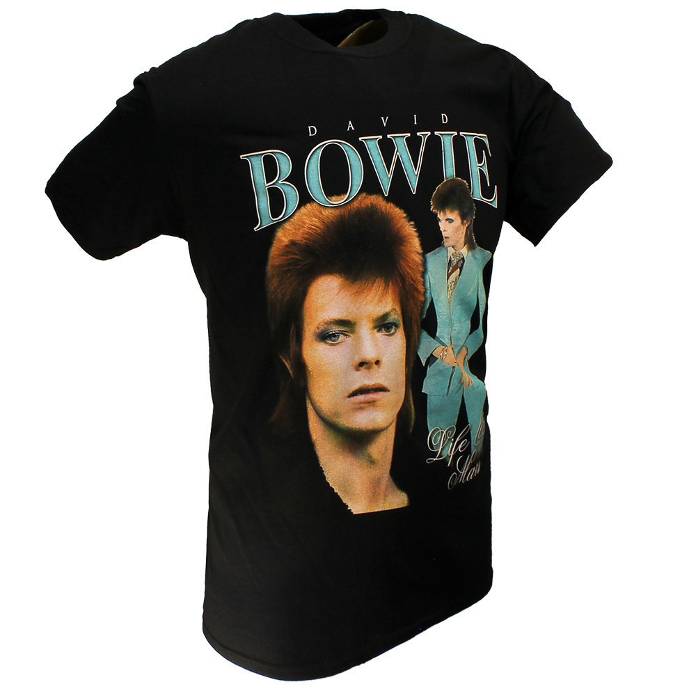 Band Merchandise David Bowie Life on Mars T-Shirt - Officiële Merchandise Band Merchandise David Bowie Life on Mars T-Shirt - Officiële Merchandise