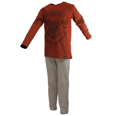 Sinds Optimaal Reclame Harry Potter Hogwarts Pyjama Rood Grijs - Officiële Merchandise -  Popmerch.com