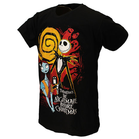 The Nightmare Before Christmas Disney Tim Burton’s The Nightmare Before Christmas T-Shirt - Officiële Merchandise The Nightmare Before Christmas Disney Tim Burton’s The Nightmare Before Christmas T-Shirt - Officiële Merchandise