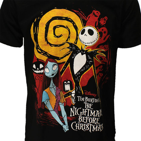 The Nightmare Before Christmas Disney Tim Burton’s The Nightmare Before Christmas T-Shirt - Officiële Merchandise The Nightmare Before Christmas Disney Tim Burton’s The Nightmare Before Christmas T-Shirt - Officiële Merchandise