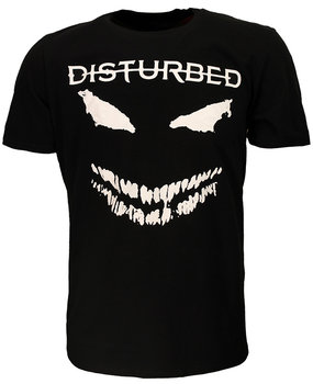 Band Merchandise T-Shirt mit gestörtem Schreckensgesicht und Kerze