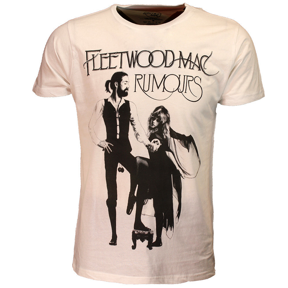 Band Merchandise Fleetwood Mac Rumours Black on White T-Shirt - Officiële Merchandise Band Merchandise Fleetwood Mac Rumours Black on White T-Shirt - Officiële Merchandise