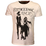 Band Merchandise Fleetwood Mac Rumours Black on White T-Shirt