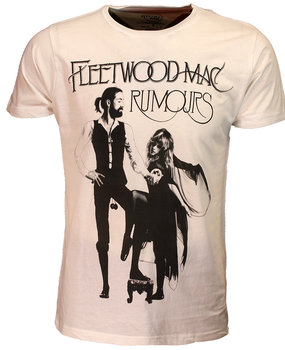 Band Merchandise Fleetwood Mac Rumors Black on White T-Shirt Band Merchandise Fleetwood Mac Rumors Black on White T-Shirt