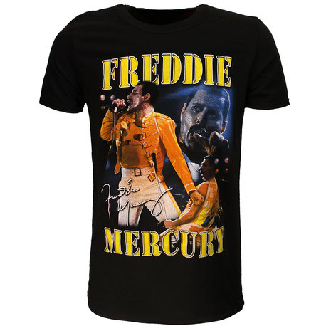 Band Merchandise Freddie Mercury Live Homage T-Shirt – offizielles Merchandise Band Merchandise Freddie Mercury Live Homage T-Shirt – offizielles Merchandise