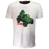 Band Merchandise Gorillaz grünes Jeep-T-Shirt