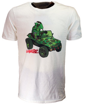 Band Merchandise Gorillaz Green Jeep T-Shirt Band Merchandise Gorillaz Green Jeep T-Shirt