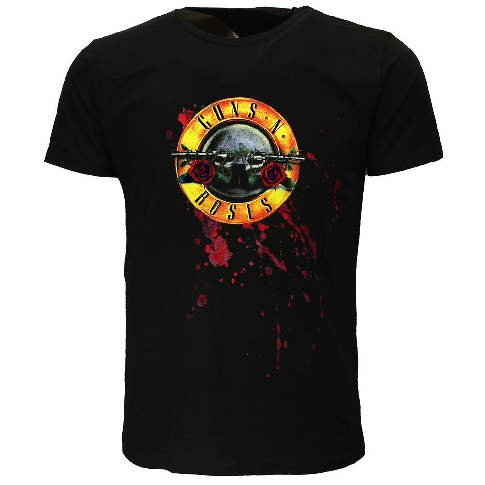 Guns N Roses Classic Logo With Blood T Shirt Official Merchandise