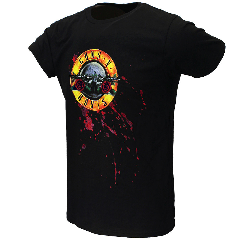 Band Merchandise Guns N' Roses Classic Logo With Blood T-Shirt – Offizielles Merchandise Band Merchandise Guns N' Roses Classic Logo With Blood T-Shirt – Offizielles Merchandise