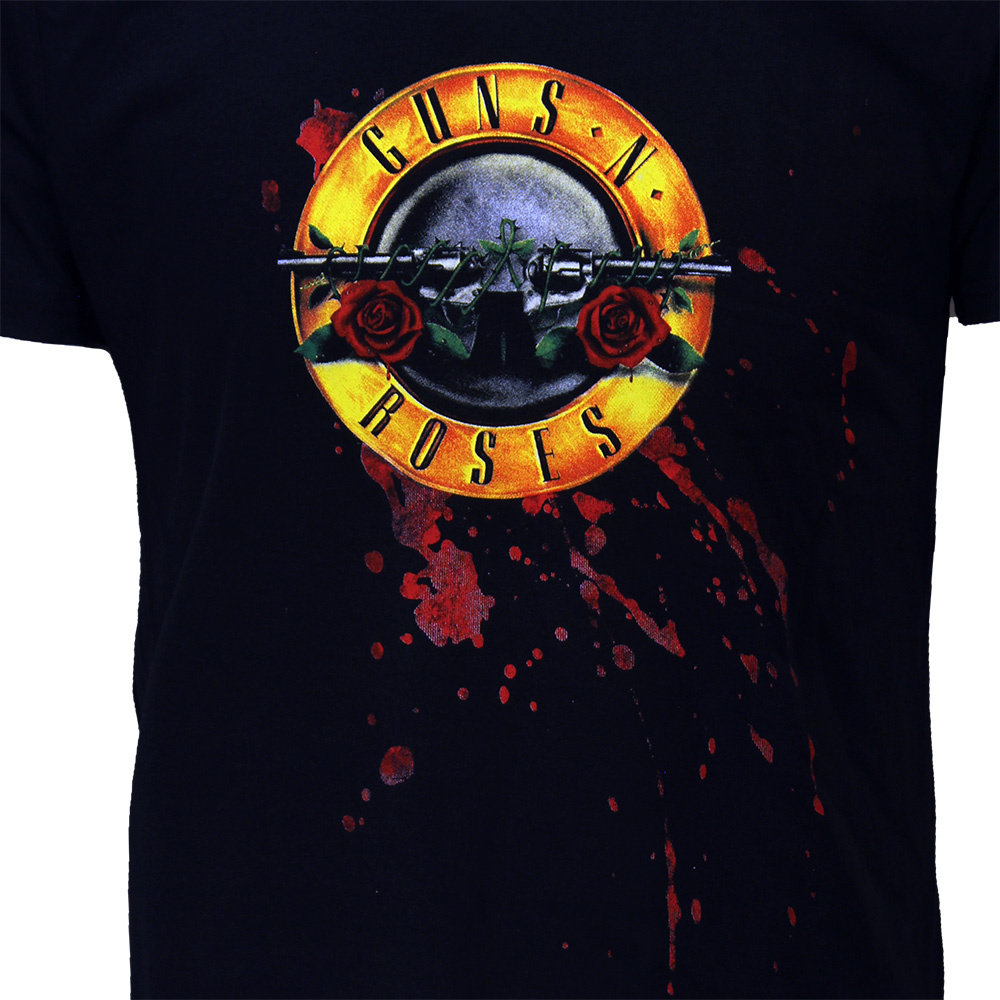 Band Merchandise Guns N' Roses Classic Logo With Blood T-Shirt – Offizielles Merchandise Band Merchandise Guns N' Roses Classic Logo With Blood T-Shirt – Offizielles Merchandise