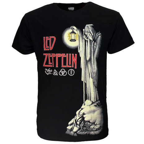 Band Merchandise Led Zeppelin Hermit T-Shirt - Officiële Merchandise Band Merchandise Led Zeppelin Hermit T-Shirt - Officiële Merchandise
