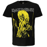 Band Merchandise Iron Maiden Killers Yellow Flyer T-Shirt