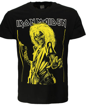 Band Merchandise Iron Maiden Killers Yellow Flyer T-Shirt Band Merchandise Iron Maiden Killers Yellow Flyer T-Shirt