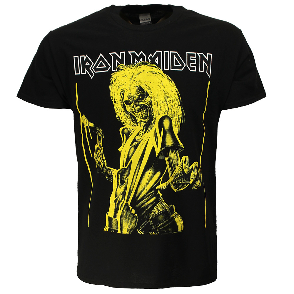 Iron Maiden Killers Yellow Flyer T-Shirt - Official Merchandise ...