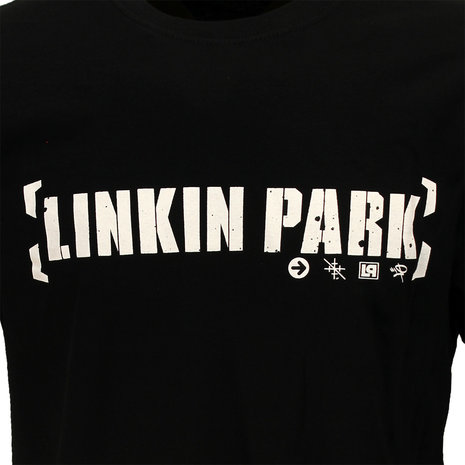 Band Merchandise Linkin Park Logo Official Band T-Shirt - Officiële Merchandise Band Merchandise Linkin Park Logo Official Band T-Shirt - Officiële Merchandise