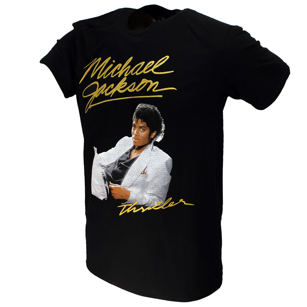 Band Merchandise Michael Jackson Thriller White Suit T-Shirt - Officiële Merchandise Band Merchandise Michael Jackson Thriller White Suit T-Shirt - Officiële Merchandise