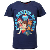 Paw Patrol Play Rescue Repeat Kinder T-Shirt Dunkelblau