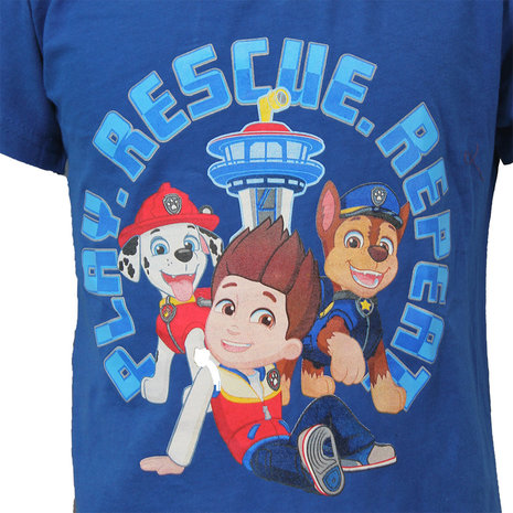 Paw Patrol Play Rescue Repeat Kinder T-Shirt Blau – Offizielles Merchandise Paw Patrol Play Rescue Repeat Kinder T-Shirt Blau – Offizielles Merchandise