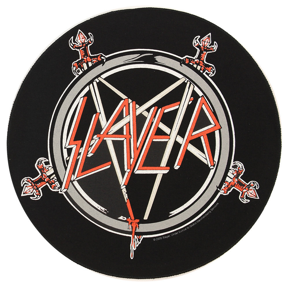Band Merchandise Slayer Pentagram Back Patch – Offizielles Merchandise Band Merchandise Slayer Pentagram Back Patch – Offizielles Merchandise