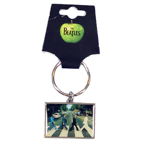Band Merchandise The Beatles Abbey Road Foto-Schlüsselanhänger aus Metall, Silber – offizielles Merchandise