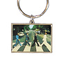 Band Merchandise The Beatles Abbey Road Foto Metalen Sleutelhanger Zilver - Officiële Merchandise