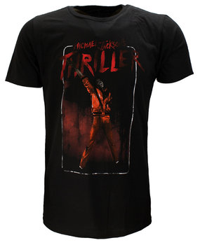Band Merchandise Michael Jackson Thriller White Red Suit T-Shirt Band Merchandise Michael Jackson Thriller White Red Suit T-Shirt