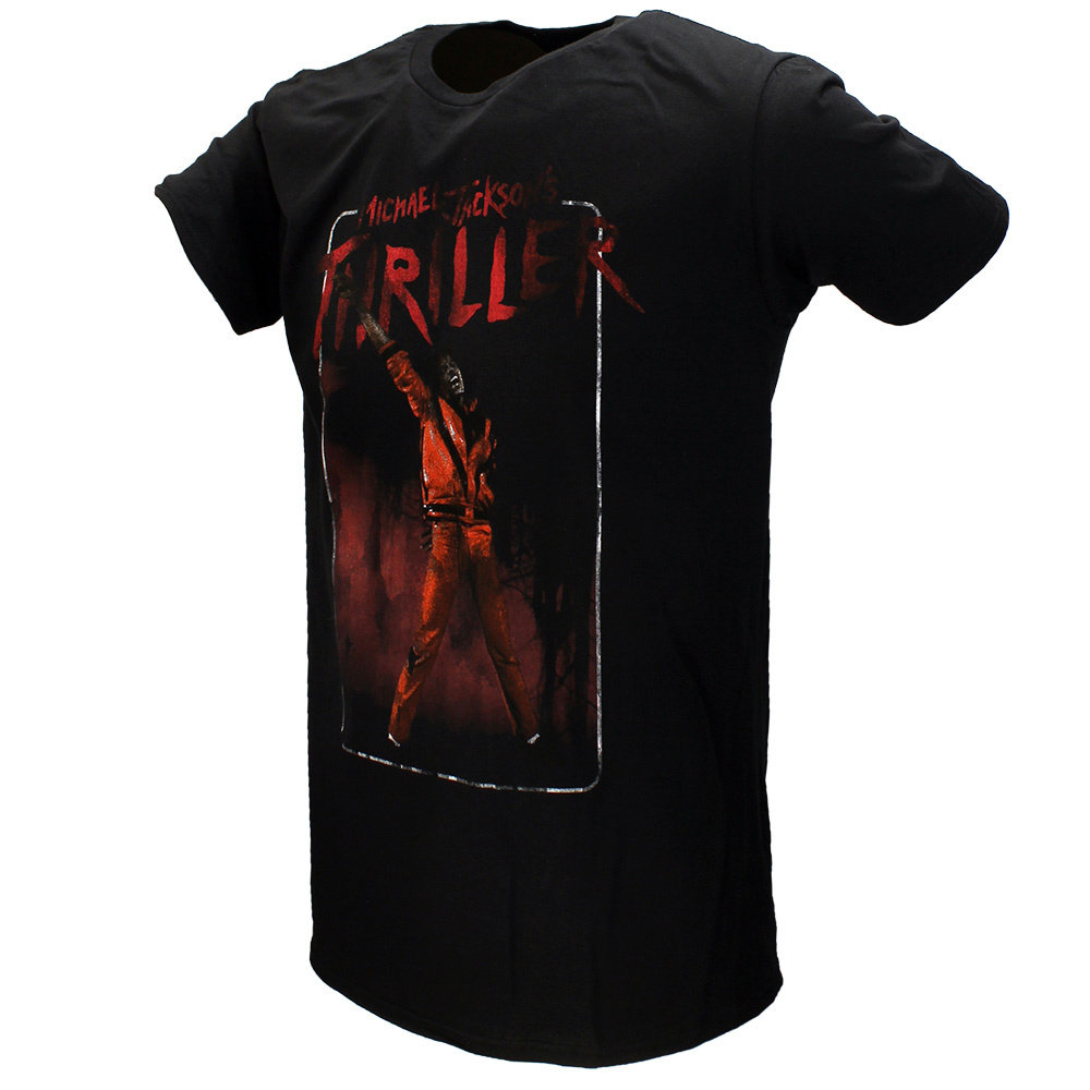 Band Merchandise Michael Jackson Thriller White Red Suit T-Shirt - Officiële Merchandise Band Merchandise Michael Jackson Thriller White Red Suit T-Shirt - Officiële Merchandise