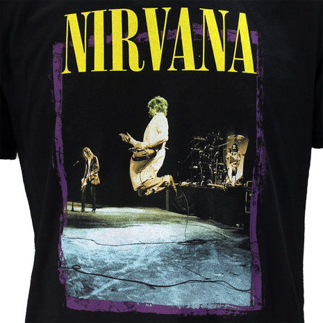 Band Merchandise Nirvana Stage Jump T-Shirt – offizielles Merchandise Band Merchandise Nirvana Stage Jump T-Shirt – offizielles Merchandise