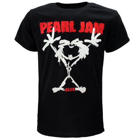 Band Merchandise Pearl Jam Stickman T-Shirt - Officiële Merchandise Band Merchandise Pearl Jam Stickman T-Shirt - Officiële Merchandise