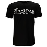 Band Merchandise Offizielles Band-T-Shirt mit The Doors-Logo Band Merchandise Offizielles Band-T-Shirt mit The Doors-Logo