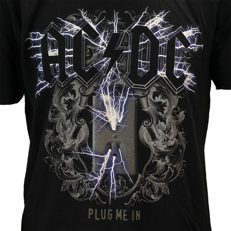 Band Merchandise AC/DC Electric Plug Me In T-Shirt – Offizielles Merchandise Band Merchandise AC/DC Electric Plug Me In T-Shirt – Offizielles Merchandise