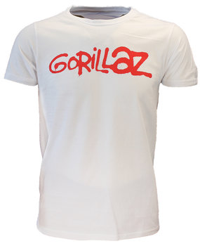 Band Merchandise Gorillaz White Tee Logo T-Shirt Band Merchandise Gorillaz White Tee Logo T-Shirt