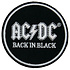 AC/DC-Back-In-Black-Circle-Patch AC/DC-Back-In-Black-Circle-Patch