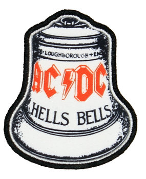 Band Merchandise AC/DC Hells Bells Weißer Aufnäher