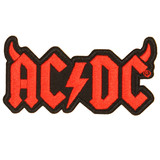Band Merchandise AC/DC Horns Logo Patch