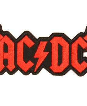 Band Merchandise AC/DC Horns Logo Patch Band Merchandise AC/DC Horns Logo Patch