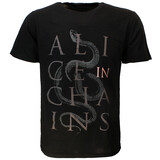 Band Merchandise Alice In Chains Schlangen T-Shirt Band Merchandise Alice In Chains Schlangen T-Shirt