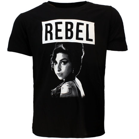 Band Merchandise Amy Winehouse Rebel T-Shirt – Offizielles Merchandise Band Merchandise Amy Winehouse Rebel T-Shirt – Offizielles Merchandise