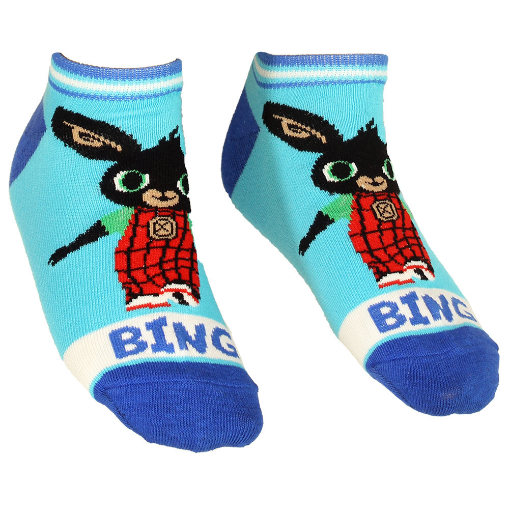 Bing Kinder-Sommersocken, Blau, 3er-Pack – offizielles Produkt Bing Kinder-Sommersocken, Blau, 3er-Pack – offizielles Produkt