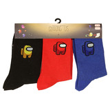 Among Us Impostor 3 Pack Socks